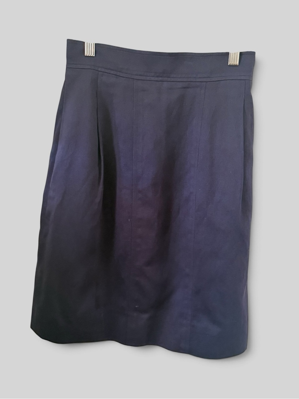 CHANEL Dark Navy A-Line Skirt - Picture 10 of 14